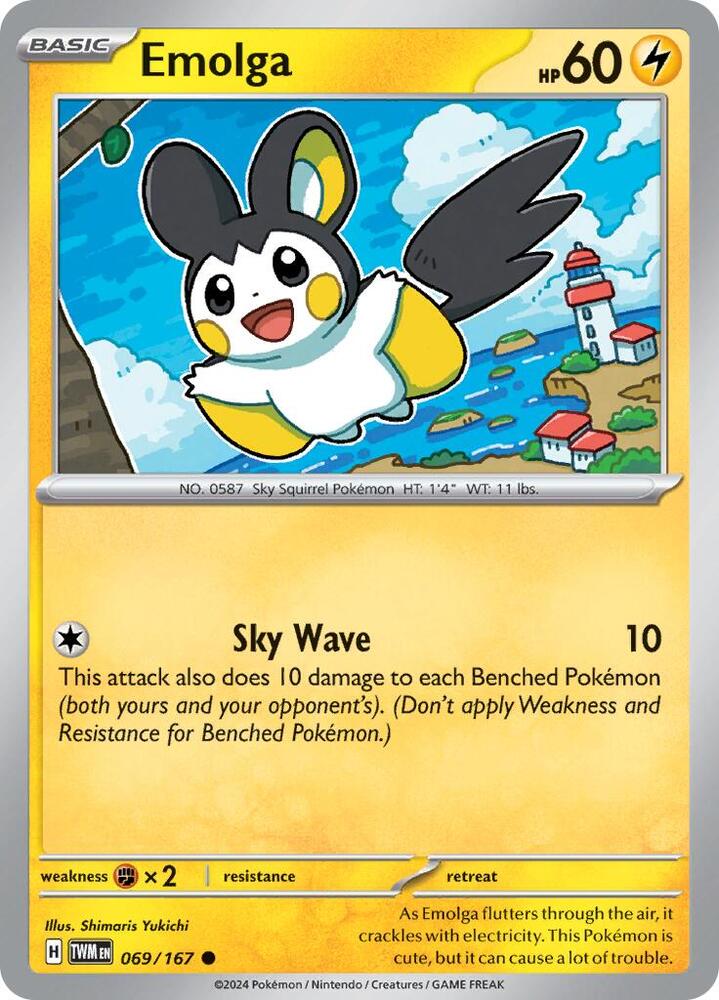 Emolga - SV06: Twilight Masquerade (TWM)