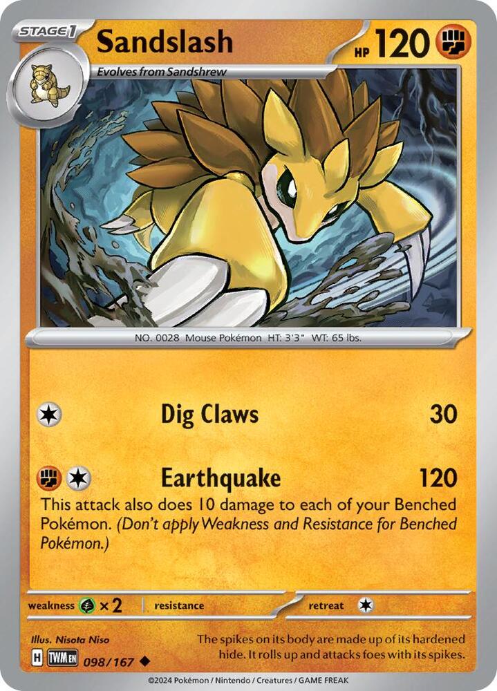 Sandslash - SV06: Twilight Masquerade (TWM)