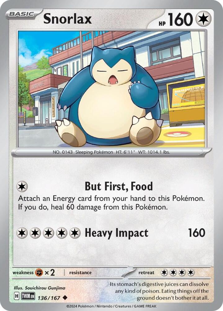 Snorlax - SV06: Twilight Masquerade (TWM)