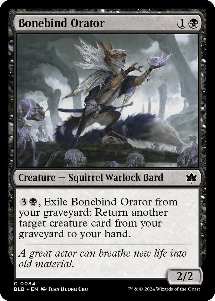 Bonebind Orator - Bloomburrow (BLB)