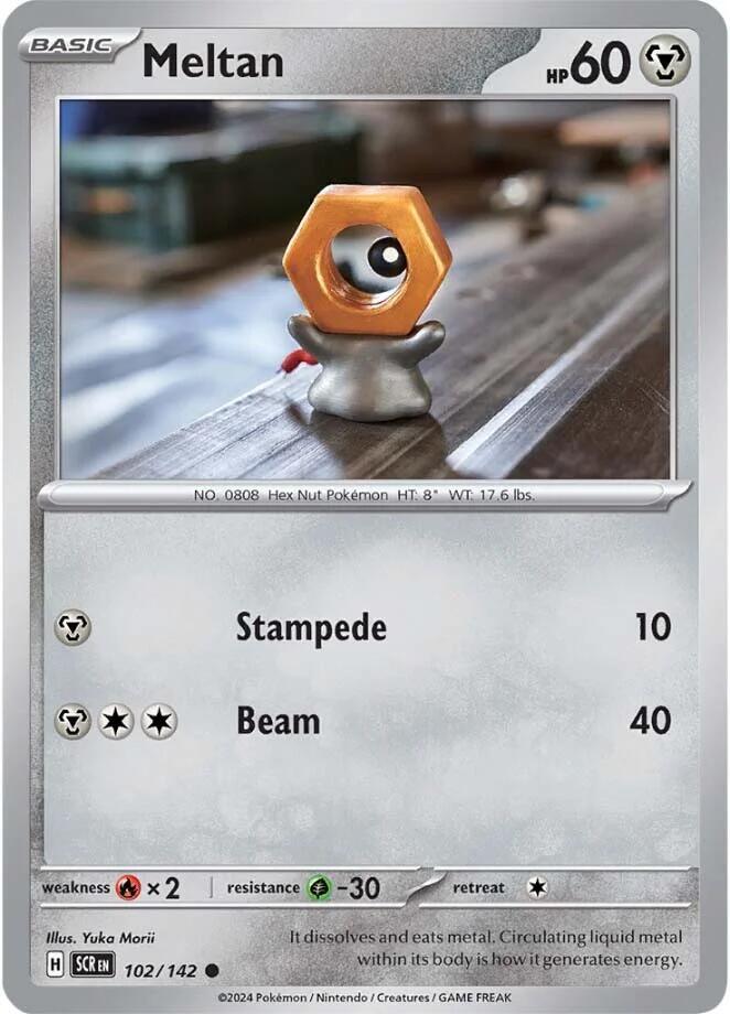 Meltan - 102/142 - SV07: Stellar Crown (SV07)