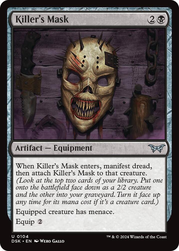 Killer's Mask - Duskmourn: House of Horror (DSK)