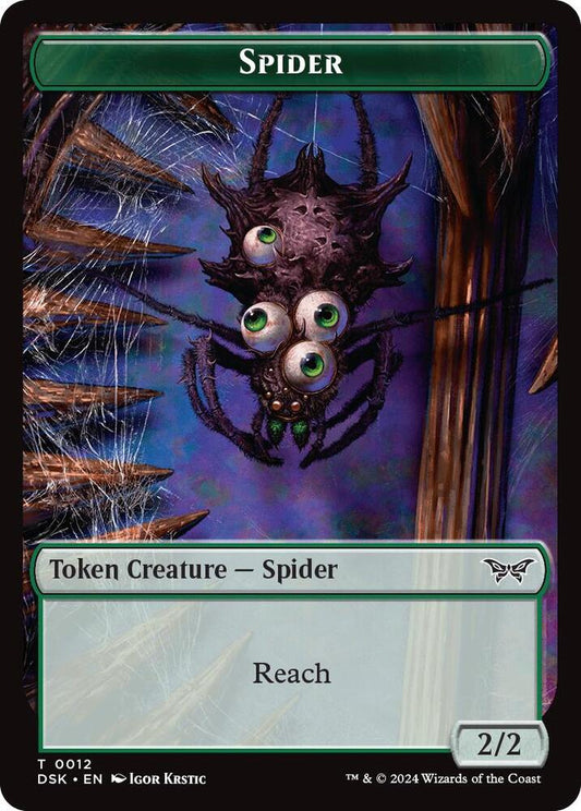 Spider Token - Duskmourn: House of Horror (DSK)