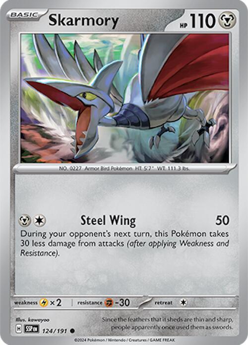 Skarmory - 124/191 - SV08: Surging Sparks (SV08)