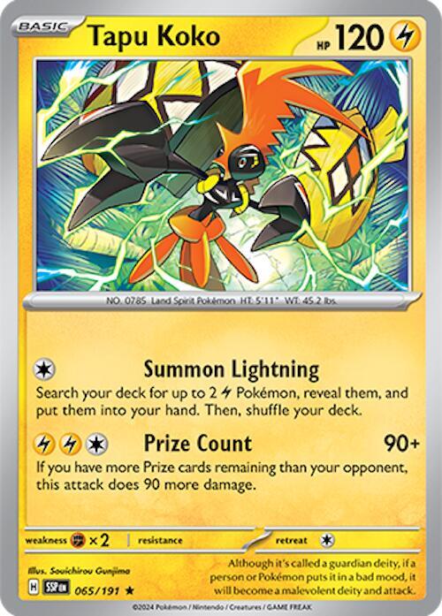 Tapu Koko - SV08: Surging Sparks (SV08)