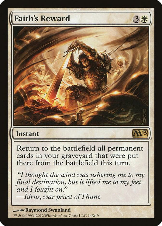 Faith's Reward - Magic 2013 (M13)