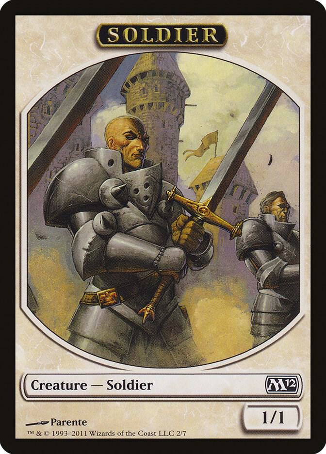 Soldier Token - Magic 2012 (M12)