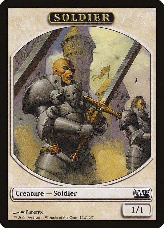 Soldier Token - Magic 2012 (M12)