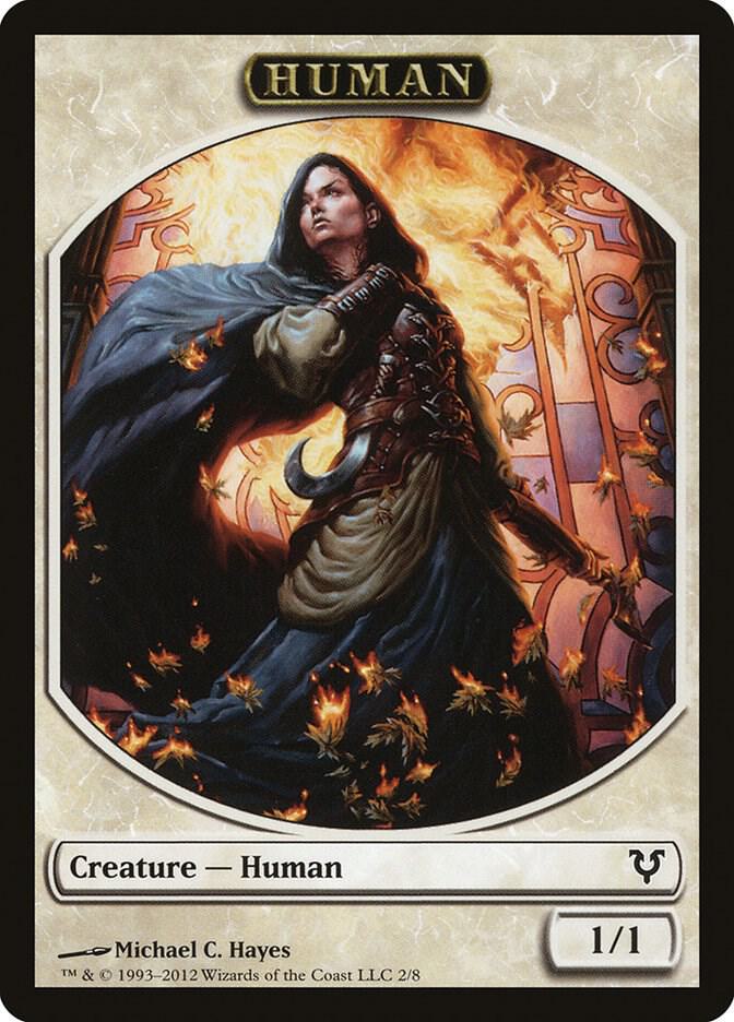 Human Token (2) - Avacyn Restored (AVR)