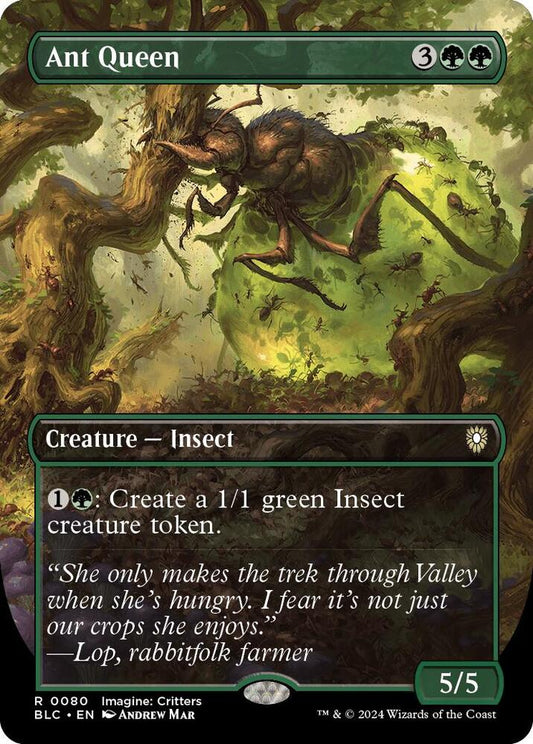 Ant Queen (Borderless) - Commander: Bloomburrow (BLC)