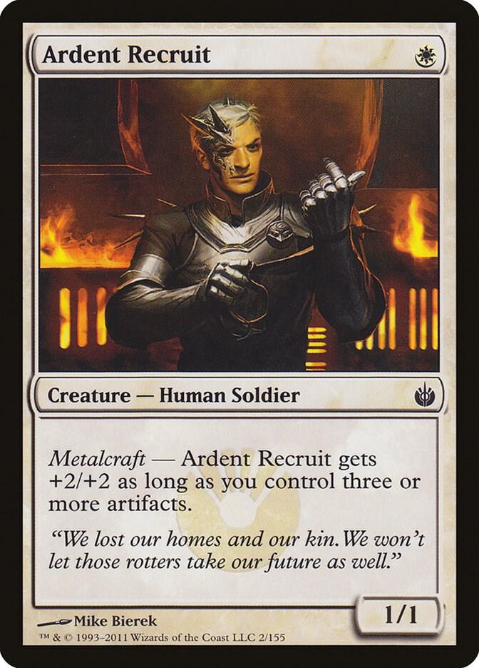 Ardent Recruit - Mirrodin Besieged (MBS)