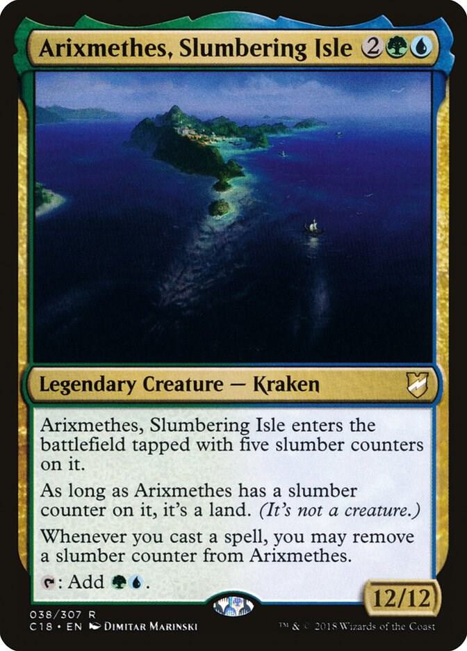 Arixmethes, Slumbering Isle - Commander 2018 (C18)