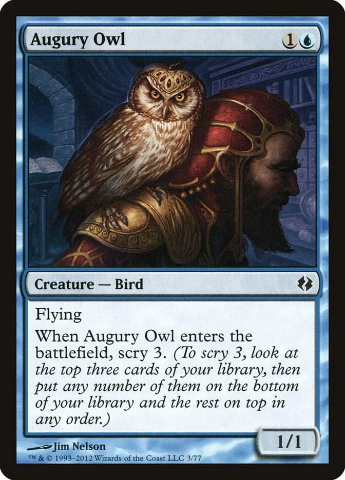 Augury Owl - Duel Decks: Venser vs. Koth (DDI)