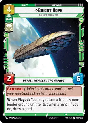 Bright Hope - The Last Transport - Spark of Rebellion (SOR)