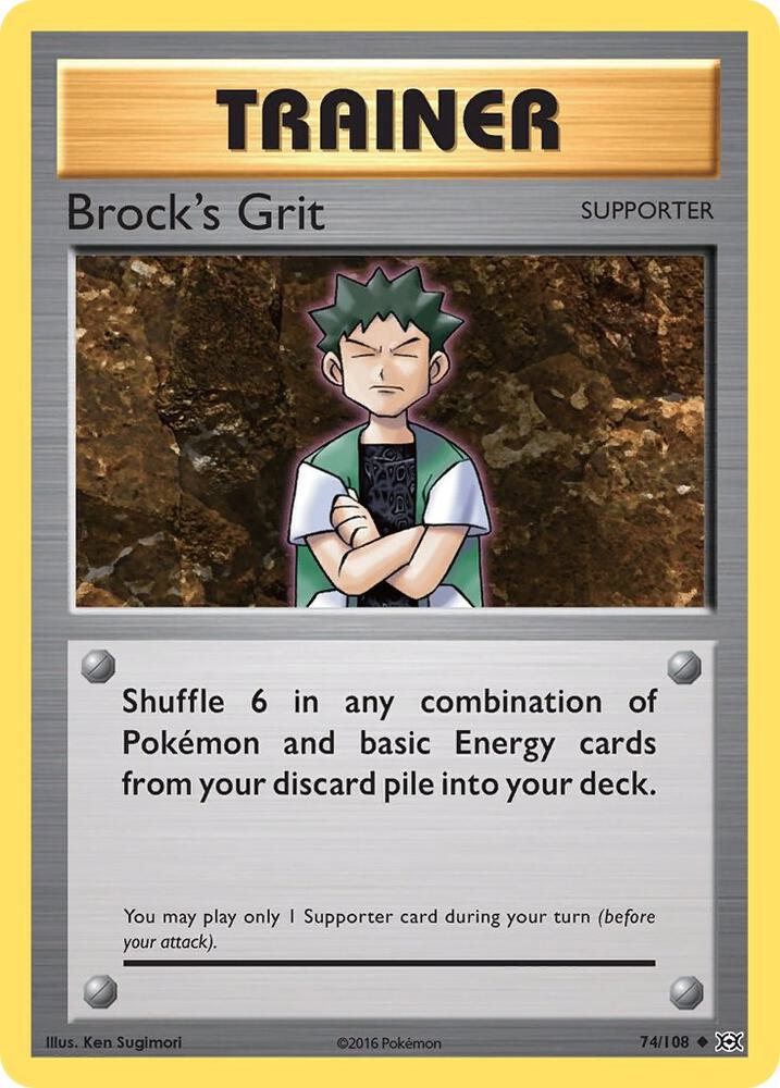 Brock's Grit - XY - Evolutions (EVO)