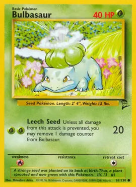 Bulbasaur - Base Set 2 (BS2)