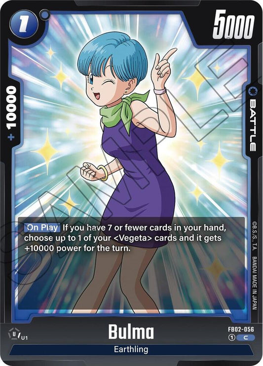 Bulma - FB02-056 - Blazing Aura (FB02)