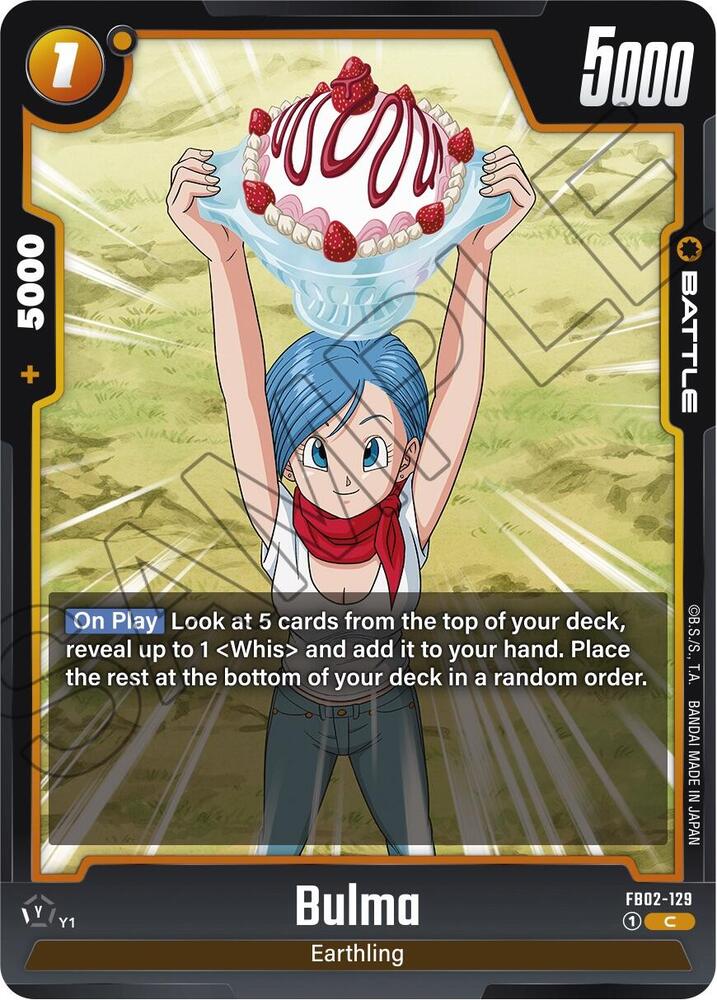 Bulma - FB02-129 - Blazing Aura (FB02)