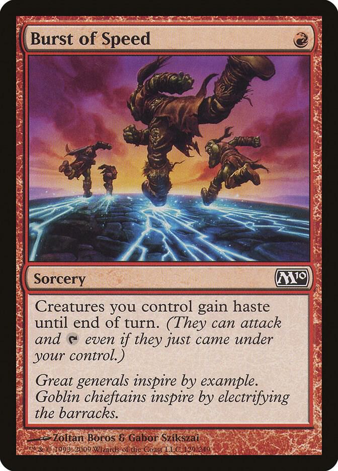 Burst of Speed - Magic 2010 (M10)