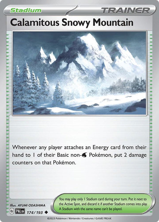 Calamitous Snowy Mountain - SV02: Paldea Evolved (PAL)