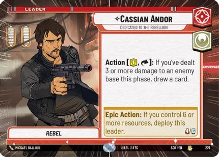 Cassian Andor - Dedicated to the Rebellion (Hyperspace) - Spark of Rebellion (SOR)