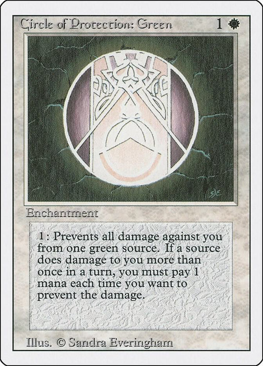 Circle of Protection: Green - Revised Edition (3ED)