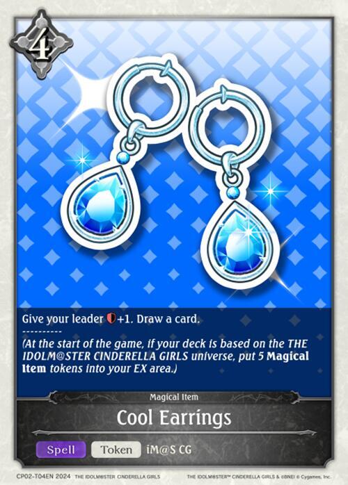 Cool Earrings - THE IDOLM@STER CINDERELLA GIRLS (CP02)