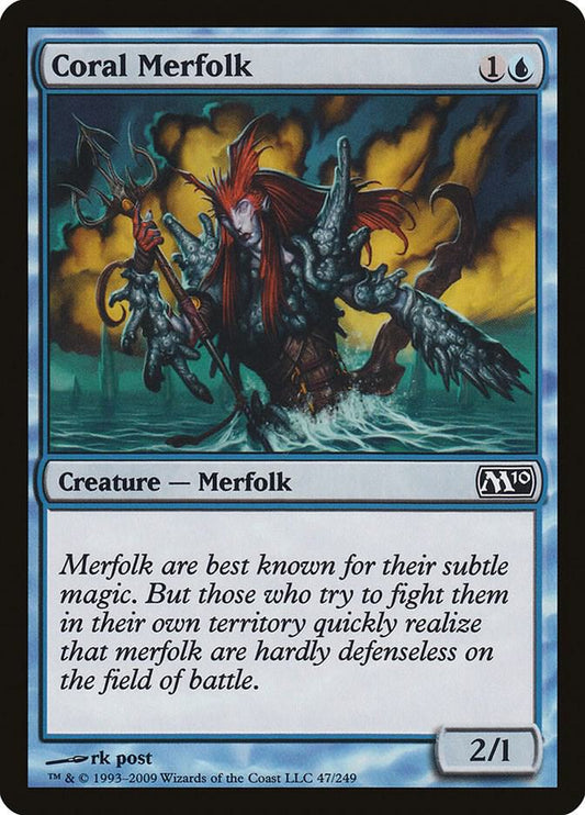 Coral Merfolk - Magic 2010 (M10)