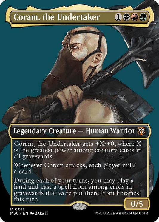 Coram, the Undertaker (Borderless) - Commander: Modern Horizons 3 (M3C)