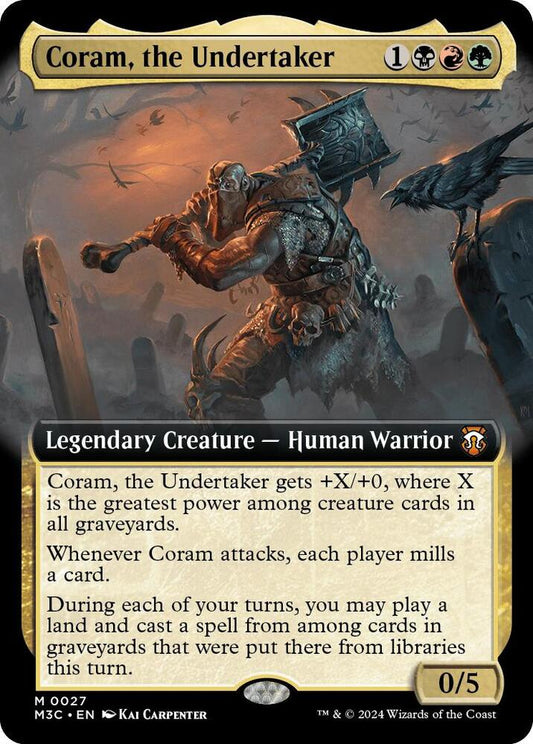 Coram, the Undertaker (Extended Art) - Commander: Modern Horizons 3 (M3C)