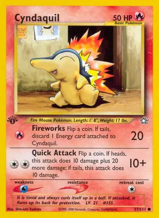 Cyndaquil (57) - Neo Genesis (N1)