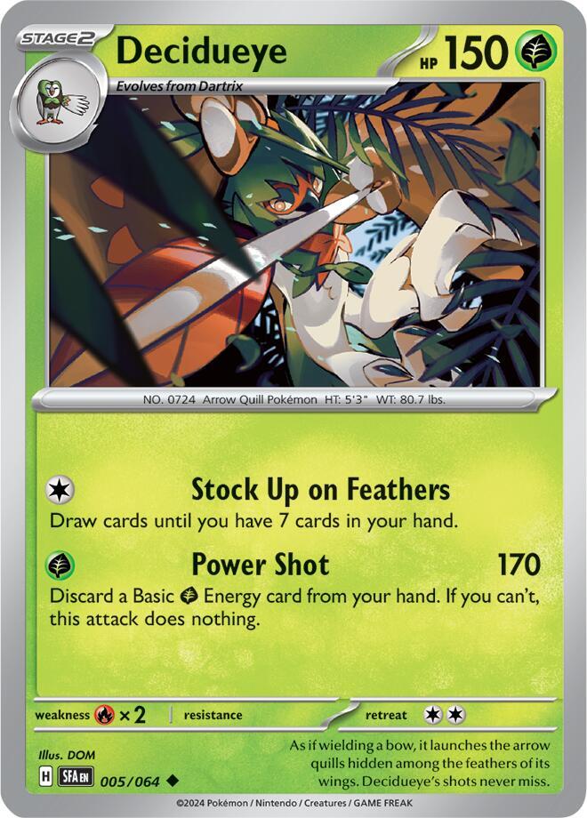 Decidueye - SV: Shrouded Fable (SFA)