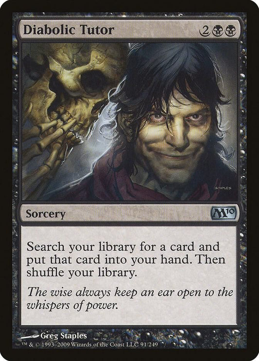 Diabolic Tutor - Magic 2010 (M10)