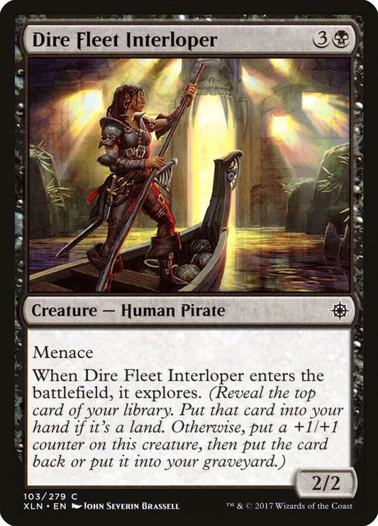 Dire Fleet Interloper - Ixalan (XLN)