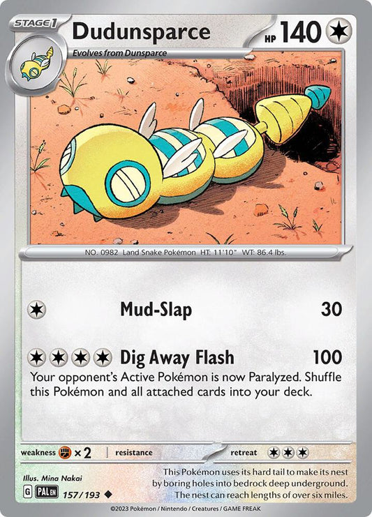 Dudunsparce - SV02: Paldea Evolved (PAL)