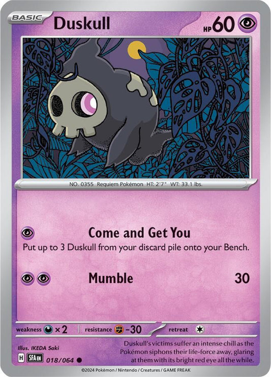 Duskull - 018/064 - SV: Shrouded Fable (SFA)