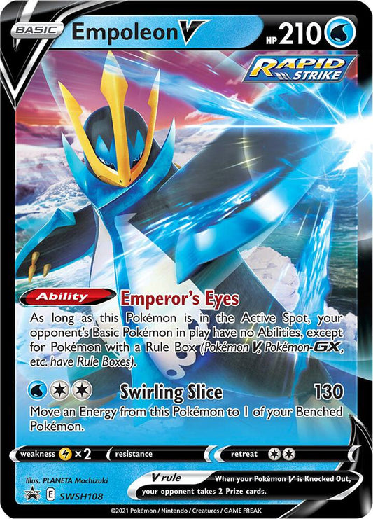 Empoleon V - SWSH108 - SWSH: Sword & Shield Promo Cards (SWSD)