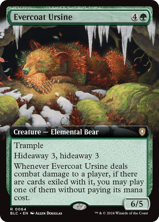 Evercoat Ursine (Extended Art) - Commander: Bloomburrow (BLC)