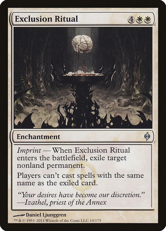 Exclusion Ritual - New Phyrexia (NPH)