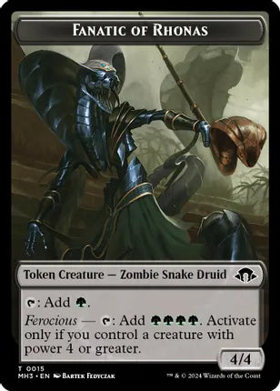 Eldrazi Spawn // Fanatic of Rhonas Double-Sided Token - Modern Horizons 3 (MH3)