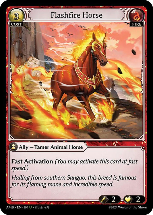 Flashfire Horse - Mortal Ambition (AMB1E)