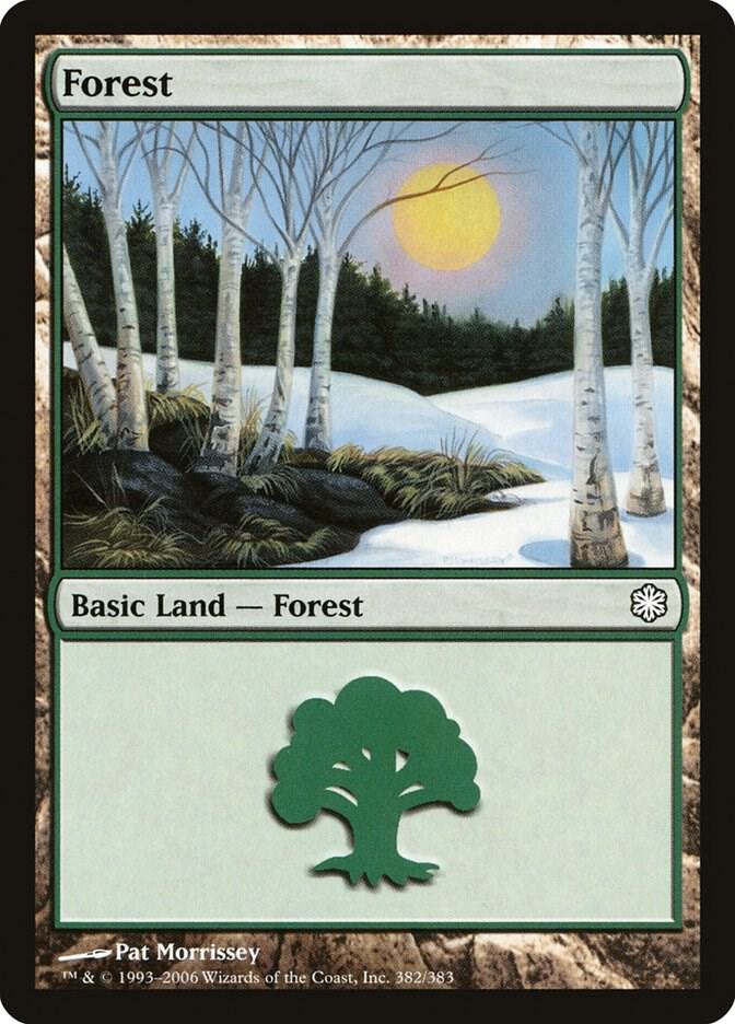 Forest (382) - Coldsnap Theme Deck Reprints (CTD)