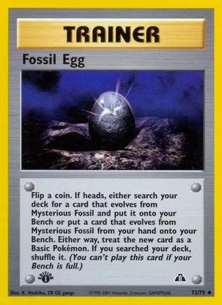 Fossil Egg - Neo Discovery (N2)