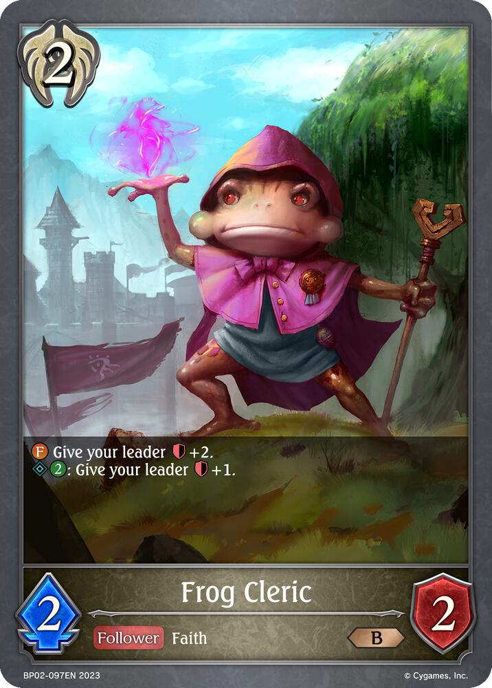 Frog Cleric - Reign of Bahamut (BP02)