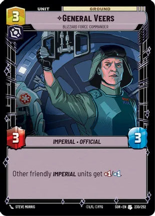 General Veers - Blizzard Force Commander - Spark of Rebellion (SOR)