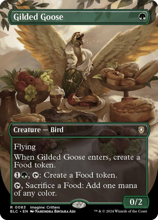 Gilded Goose (Borderless) - Commander: Bloomburrow (BLC)