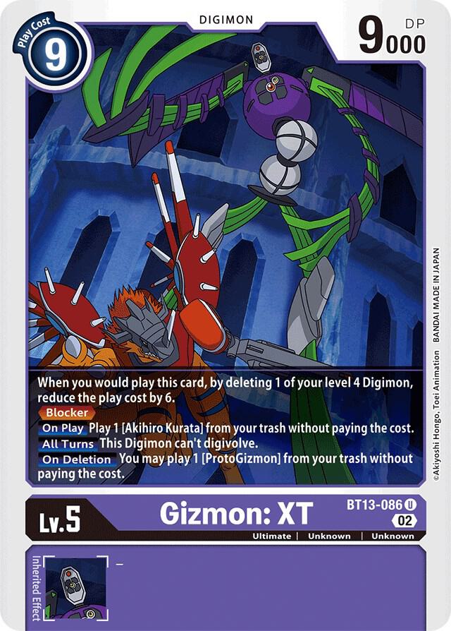 Gizmon: XT - Versus Royal Knights (BT13)