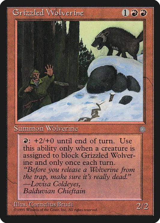 Grizzled Wolverine - Ice Age (ICE)