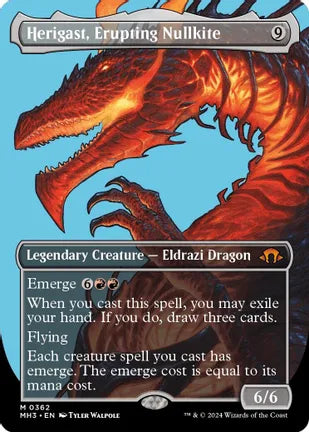 Herigast, Erupting Nullkite (Borderless) - Modern Horizons 3 (MH3)