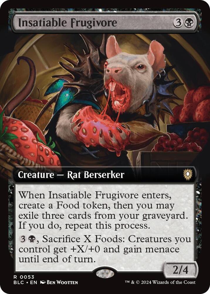 Insatiable Frugivore (Extended Art) - Commander: Bloomburrow (BLC)